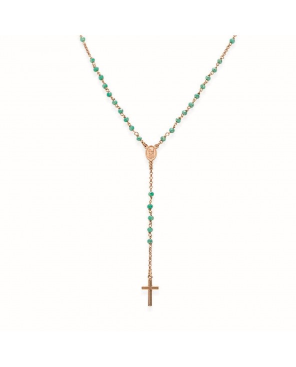 Collana Donna Amen Rosario In Argento CRORM4 RomanoGioielli