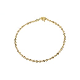 Bracciale Fune in Oro 18kt. Unisex spessore 2,7mm.