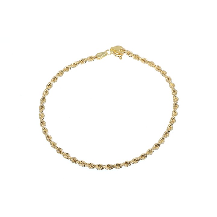 Bracciale Fune in Oro 18kt. Unisex spessore 2,7mm.