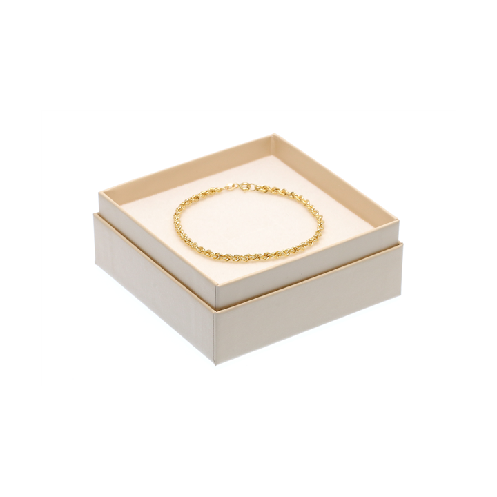 Bracciale Fune Oro Giallo 18kt. Spessore 4mm. RomanoGioielli.it