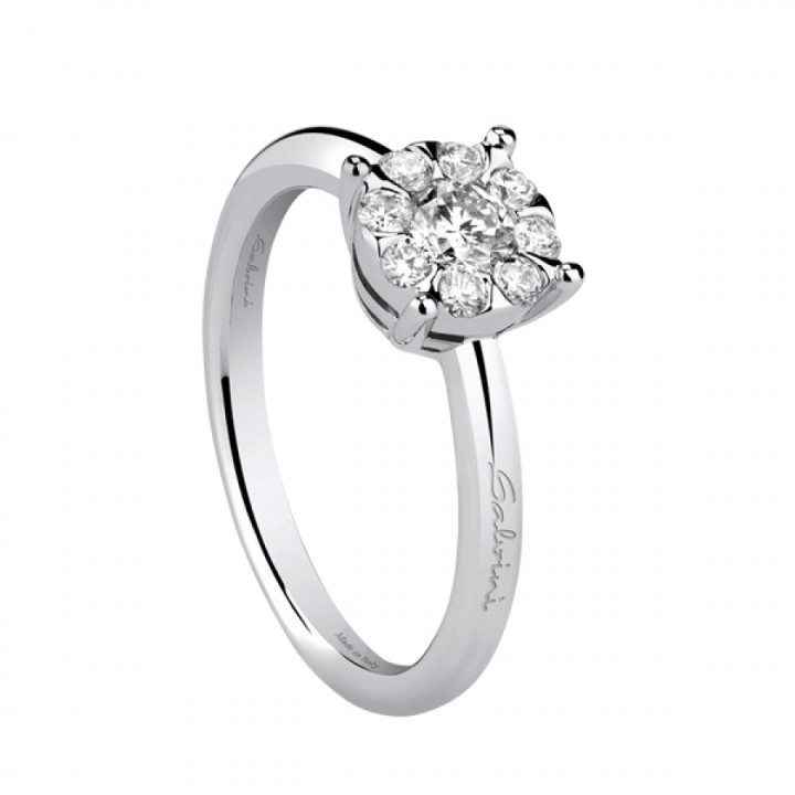 Anello donna SALVINI solitario daphne 20041171 - RomanoGioielli