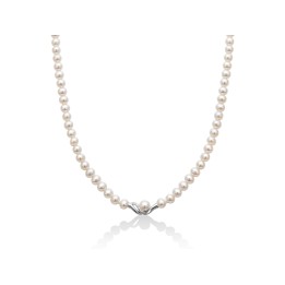 Collana di Perle Miluna con Diamanti in Oro Bianco PCL6126 - RomanoGioielli