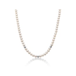 Collana di Perle MILUNA in oro bianco PCL6111 - RomanoGioielli