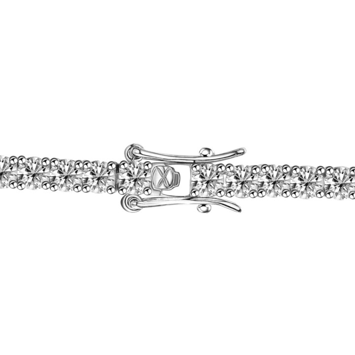 Bracciale tennis in argento 925 bianco - 4mm. | RomanoGioielli