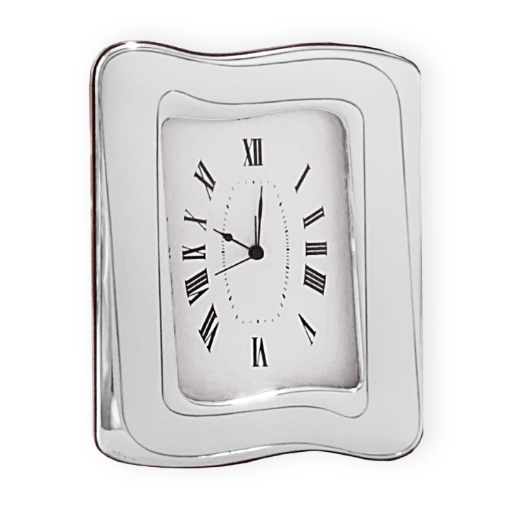 Orologio Sveglia Soprammobile in Argento 284142
