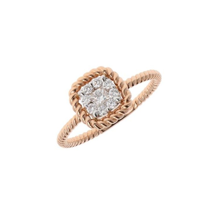 Anello donna NAMURI oro rosa e diamanti AB0805-PW - RomanoGioielli
