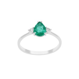 Anello donna Comete con smeraldo ANB2486 - RomanoGioielli