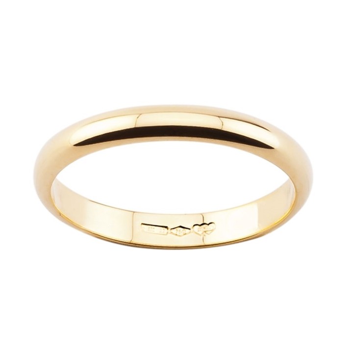 Fede classica in argento 925 da 3mm | RomanoGioielli.it