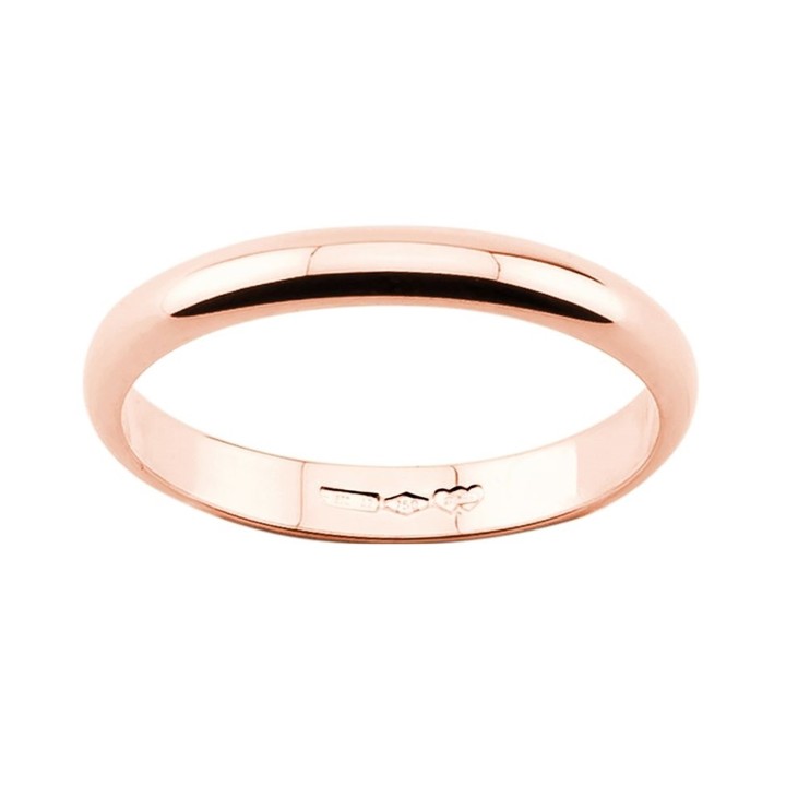 Fede classica in argento 925 da 3mm | RomanoGioielli.it