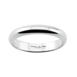 FEDE NUZIALE ARGENTO LARGA 3,9 MM