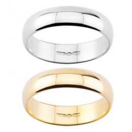 Fede Nuziale Mantovana in Argento Larga 5mm Disponibile anche placcata oro