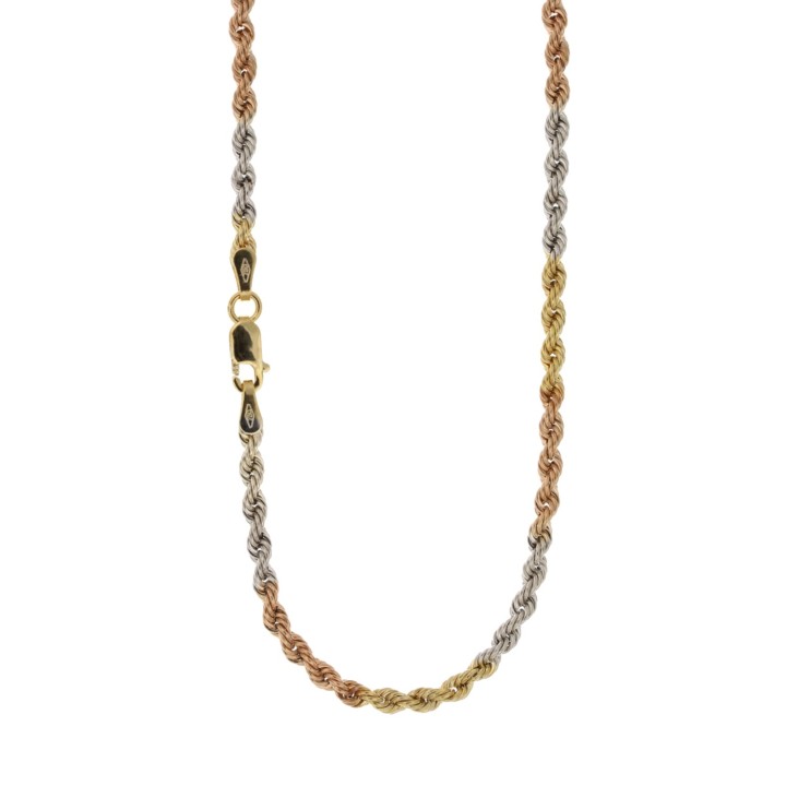 Collana Fune in Oro 18 kt - Classico di Oreficeria Made in Italy
