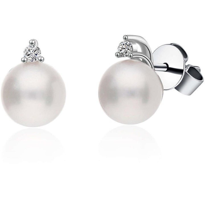 Orecchini donna Comete in oro bianco ORP664 - RomanoGioielli