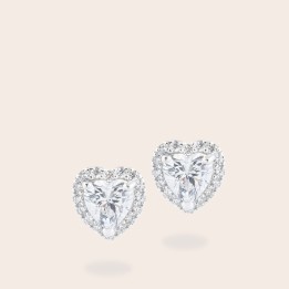 ORECCHINI ZIRCONE CUORE IN ARGENTO DI ULTIMA EDIZIONE