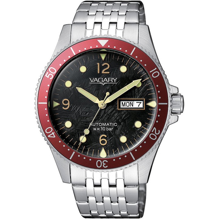Orologio meccanico uomo Vagary acciaio IX3-319-55 - RomanoGioielli