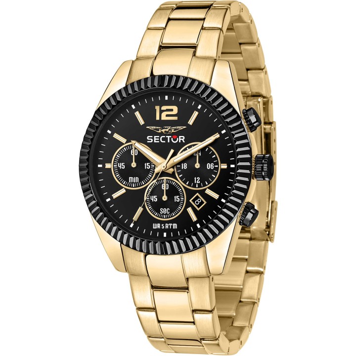 Orologio crono uomo Sector acciaio R3273640027 - RomanoGioielli