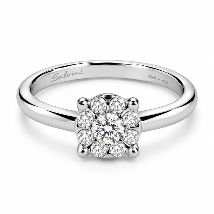 Anello donna SALVINI solitario daphne 20041171 - RomanoGioielli