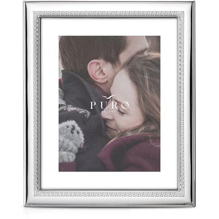 CORNICE PORTAFOTO ARGENTO E LEGNO