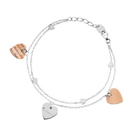 Bracciale donna con Cuori pendenti SALVINI 20054562 - RomanoGioielli