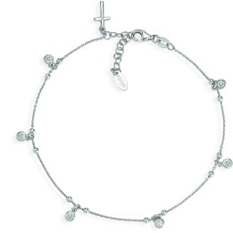 Cavigliere donna Amen in argento e zirconi CACRBZ - RomanoGioielli
