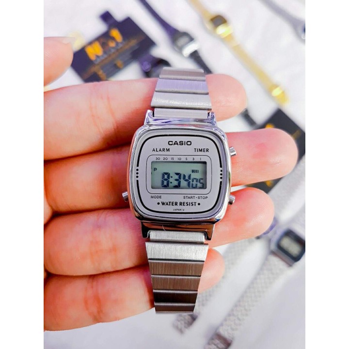 Orologio Casio Vintage Argento LA670WEA-7EF | Spedizione Rapida
