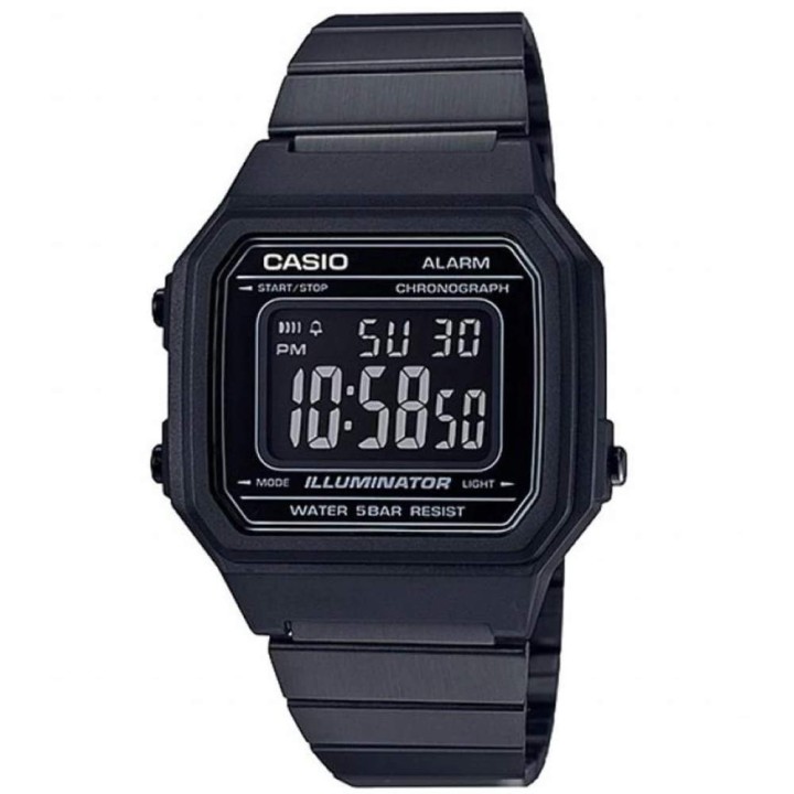 Orologio Casio B650WB-1BDF Vintage Nero Uomo Donna