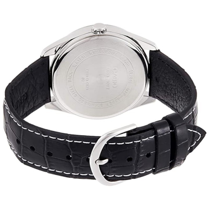 Orologio Casio Uomo MTP-1302L-1AVDF | Pelle Nera