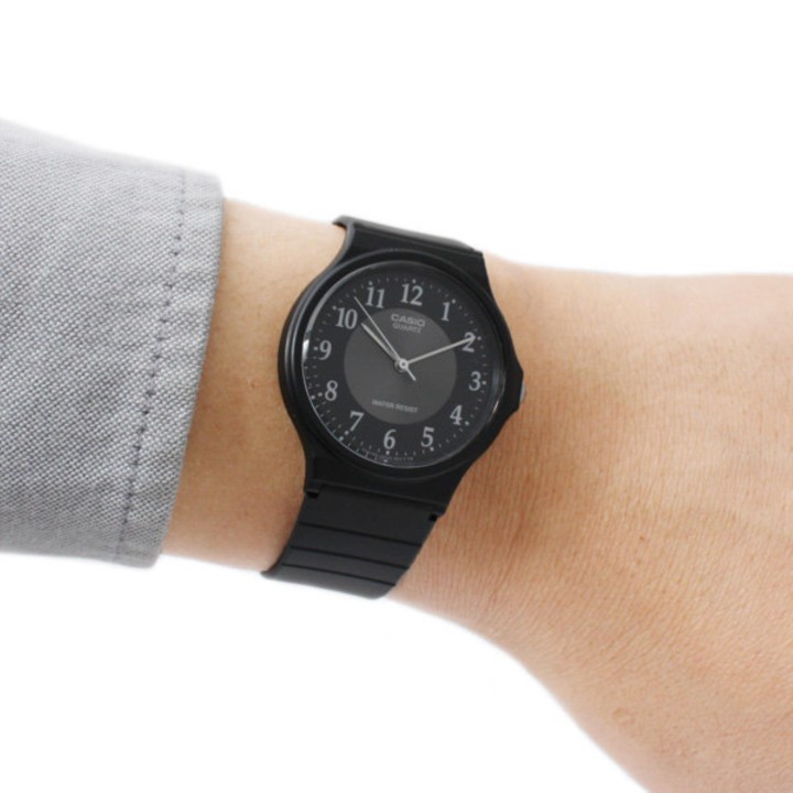 OROLOGIO CASIO NERO ANALOGICO MQ-24-1B3