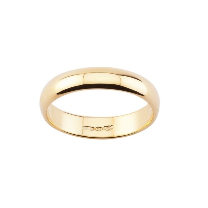 Fede classica 5gr oro 18kt  fascia da 4,5mm | RomanoGioielli