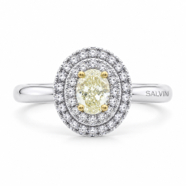 Anello coktail SALVINI con diamante fancy giallo 20088407