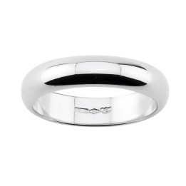FEDE NUZIALE IN ARGENTO LARGA 5 MM