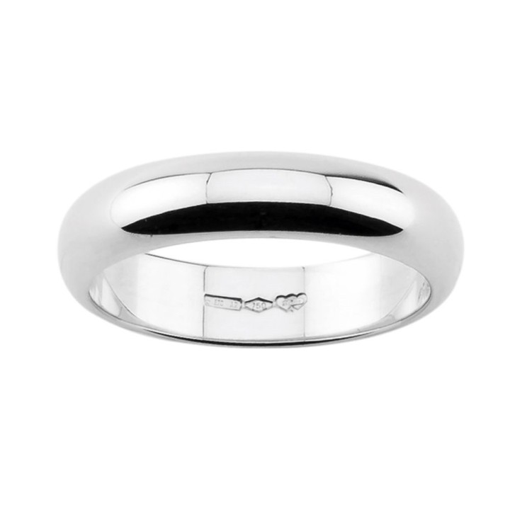 FEDE NUZIALE IN ARGENTO LARGA 5 MM