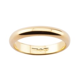 Fede nuziale classica oro 18kt da 5gr e 3,9mm | RomanoGioielli