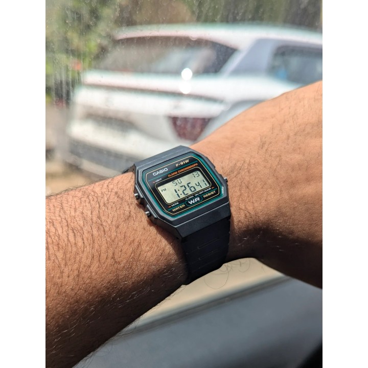 Orologio digitale uomo CASIO F-91W-3DG - RomanoGioielli