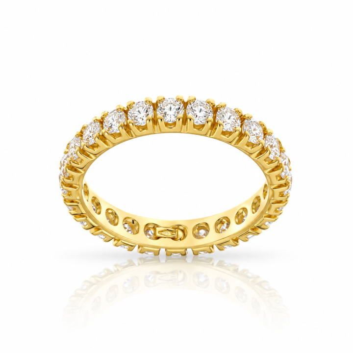 Anello veretta girodito in oro 18kt | RomanoGioielli