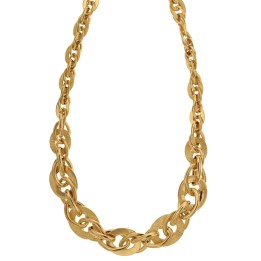 Collier torcion a scalere oro giallo 18kt - RomanoGioielli