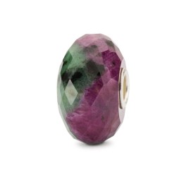 Bead Trollbeads Rubino Zoisite in argento