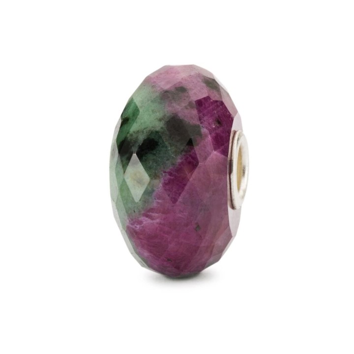 Bead Trollbeads Rubino Zoisite in argento