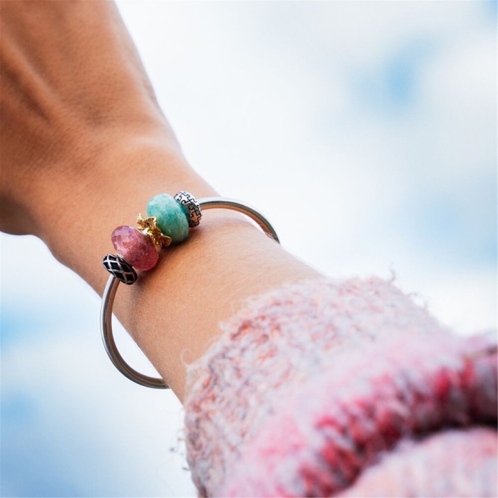 Bead Trollbeads Smeraldo in argento