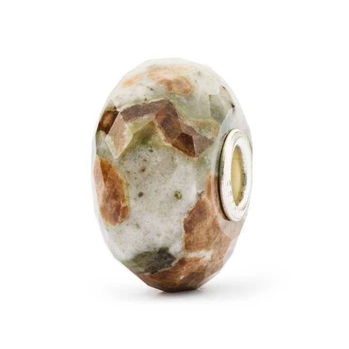 Bead Trollbeads Granato Fedelspato in argento
