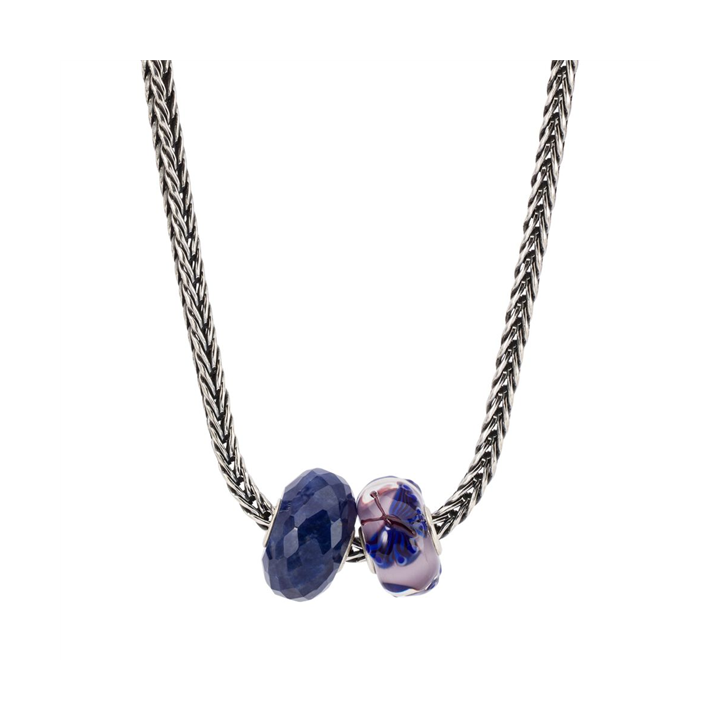 Bead Trollbeads Sodalite Blu in argento