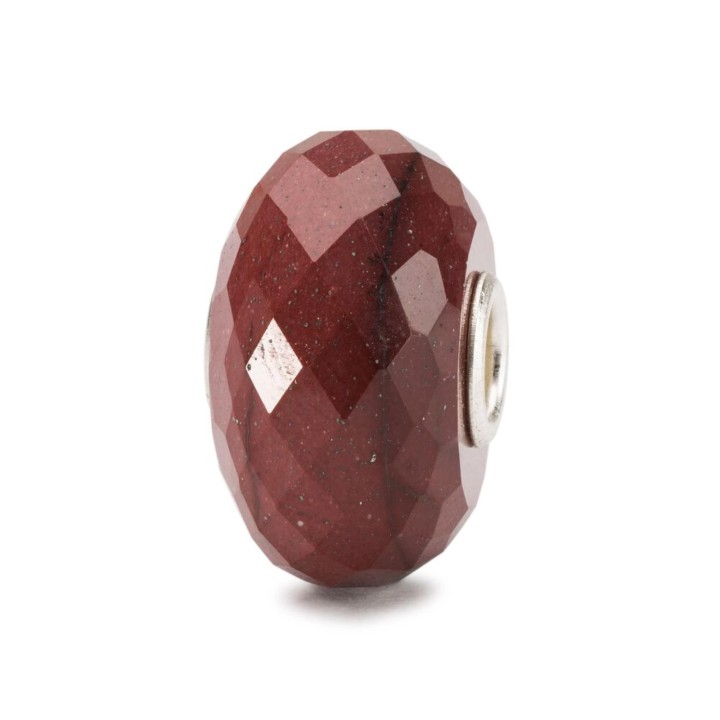 Bead Trollbeads Diaspro Rosso in argento