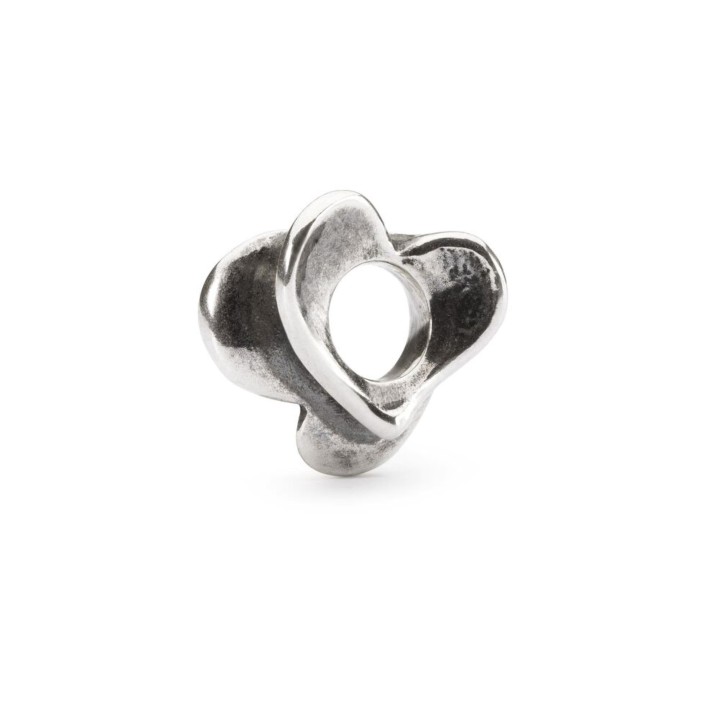 Bead Trollbeads Bocciolo Cuore in argento TAGBE-00244