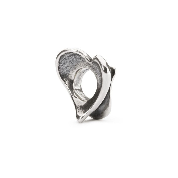 Bead Trollbeads Bocciolo Cuore in argento