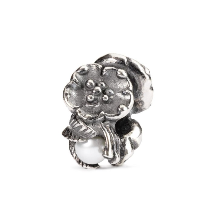 Bead Trollbeads Fragola Fiorita di Maggio in argento TAGBE-00031