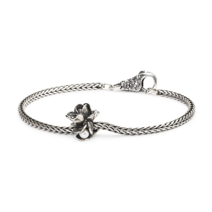 Bead Trollbeads Rosa di Giugno in argento TAGBE-00032