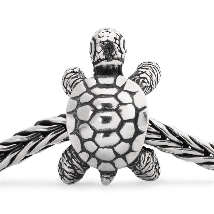 Bead Trollbeads Tartaruga in argento TAGBE-20049