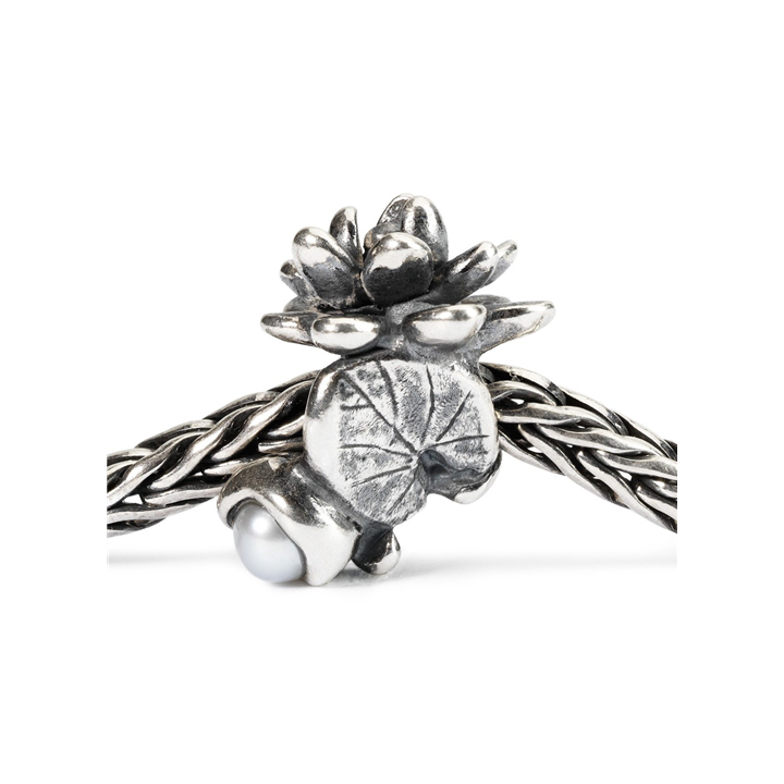 Bead Trollbeads Ninfea di Luglio in argento TAGBE-00033