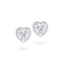 ORECCHINI ZIRCONE CUORE IN ARGENTO DI ULTIMA EDIZIONE