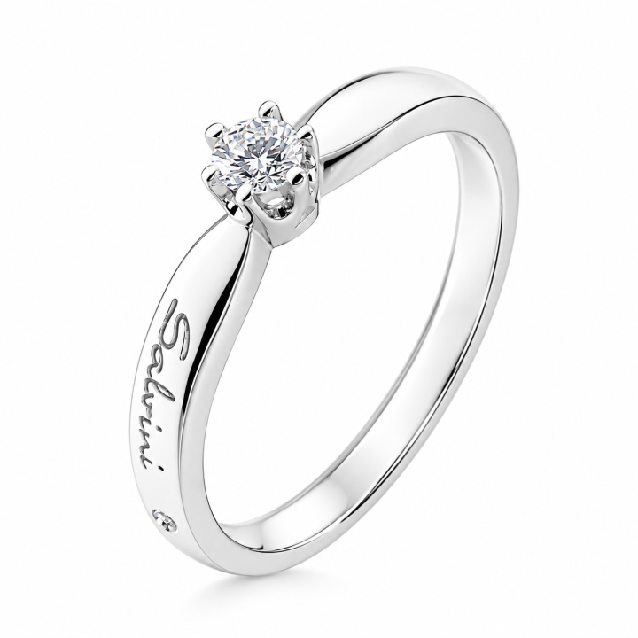 Anello solitario SALVINI Aurora in oro 18kt 20038763